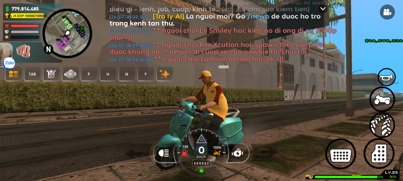 Xe Điện Xanh SM ( Level 10 )